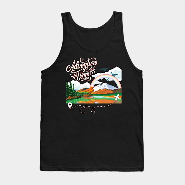 Ready for new adventure time love travel Explore the world holidays vacation Tank Top by BoogieCreates